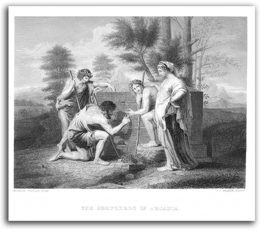 poussin-arcadia Image of Poussin print.