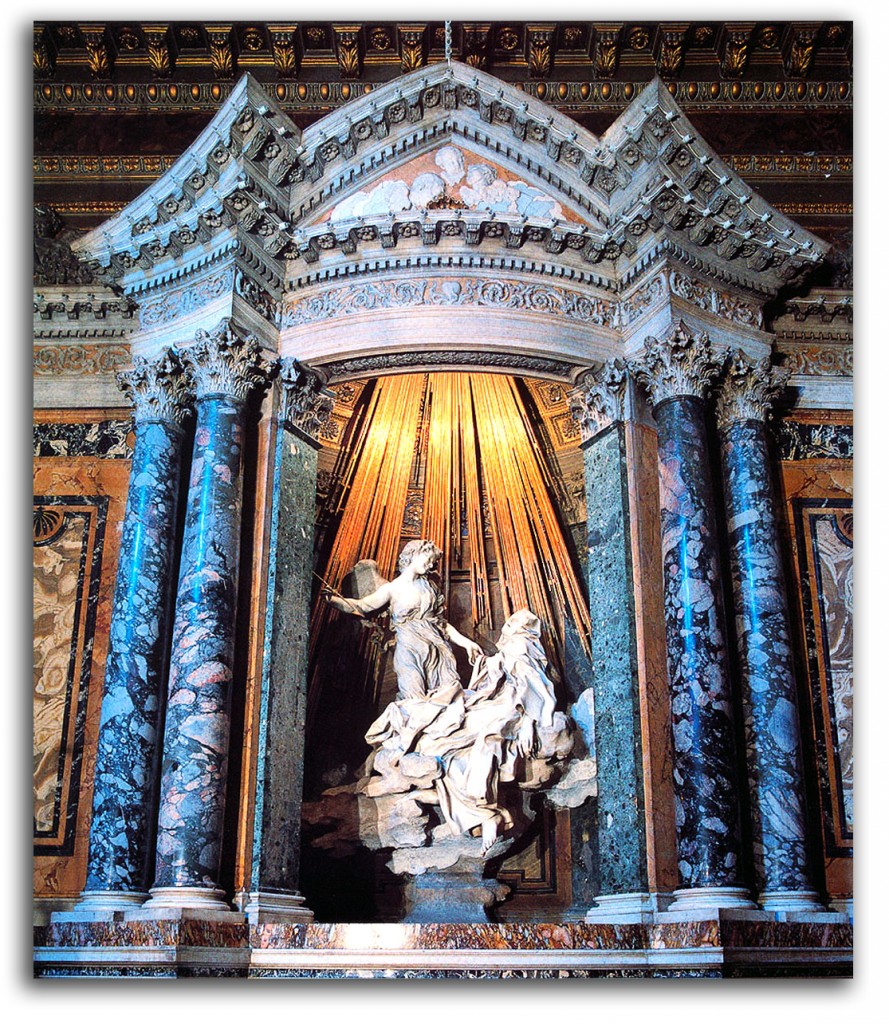 bernini-st_theresa-ecstasy Image of Bernini's sculpture, 'Ecstasy of St. Teresa.'