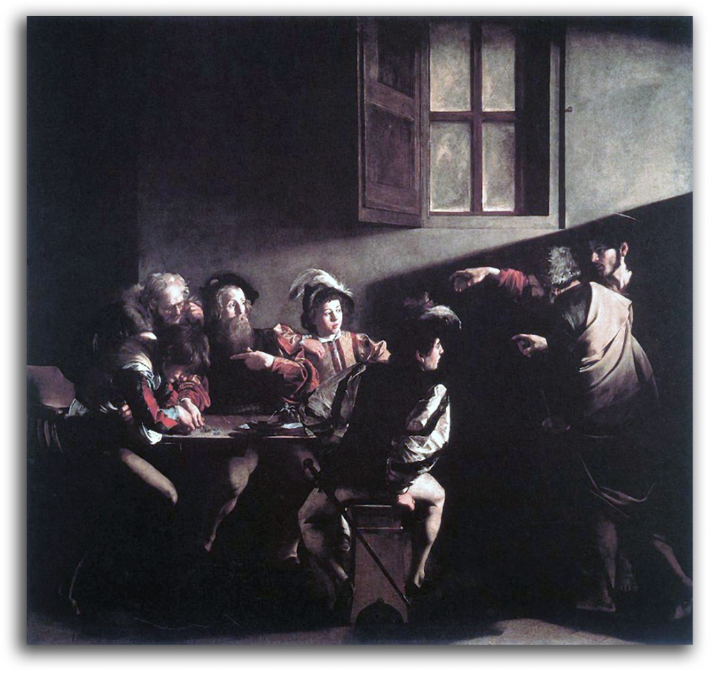 caravaggio-st_matthew Image of painting by Caravaggio.
