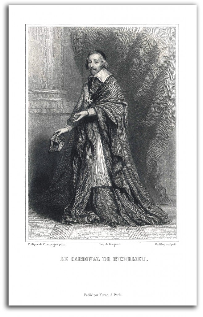 champaigne-richelieu-etching Image of etching of Cardinal Richelieu.