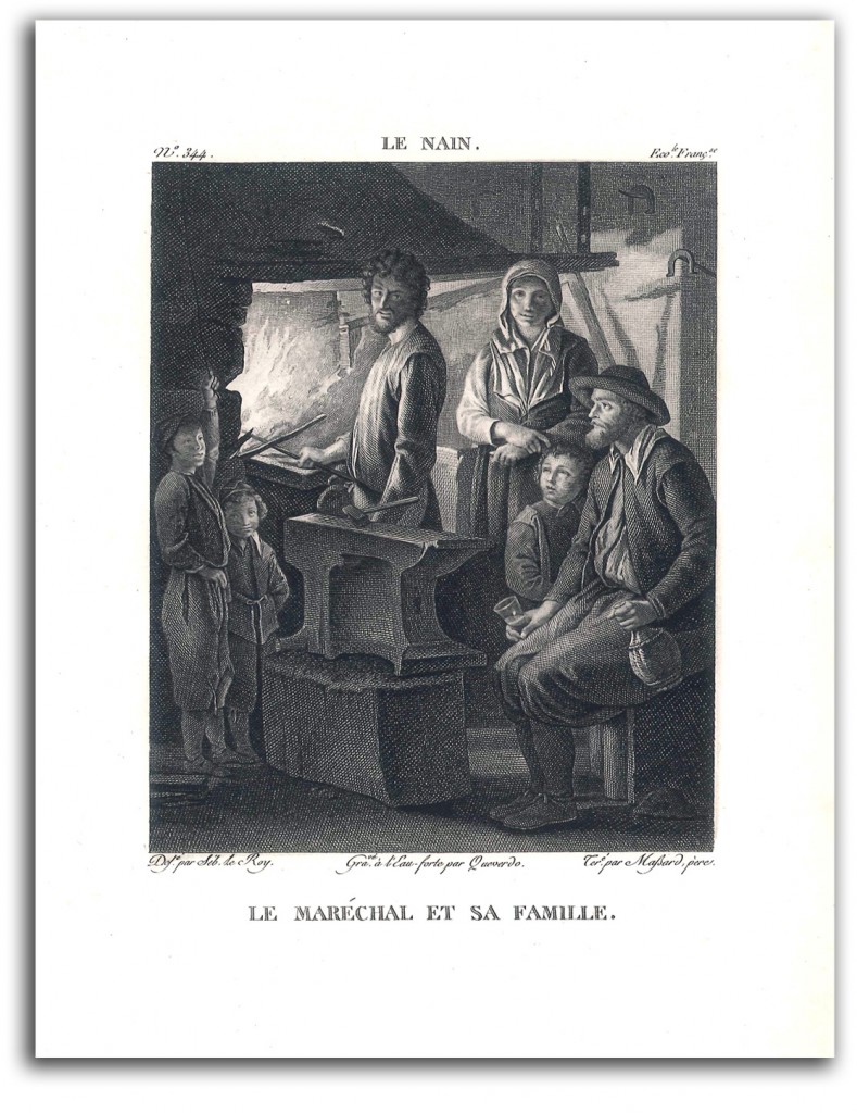 le_nain-blacksmith Image of print: Le Nain's 'Blacksmith and His Family.'