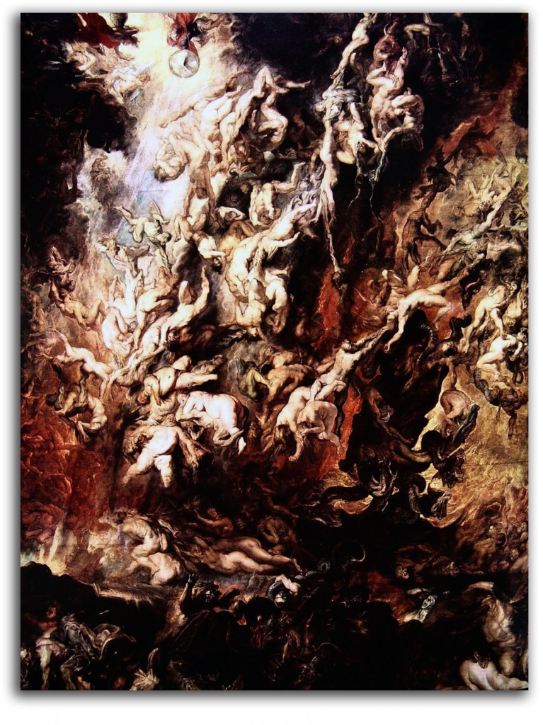 rubens-rebel_angels Image of painting by Rubens.