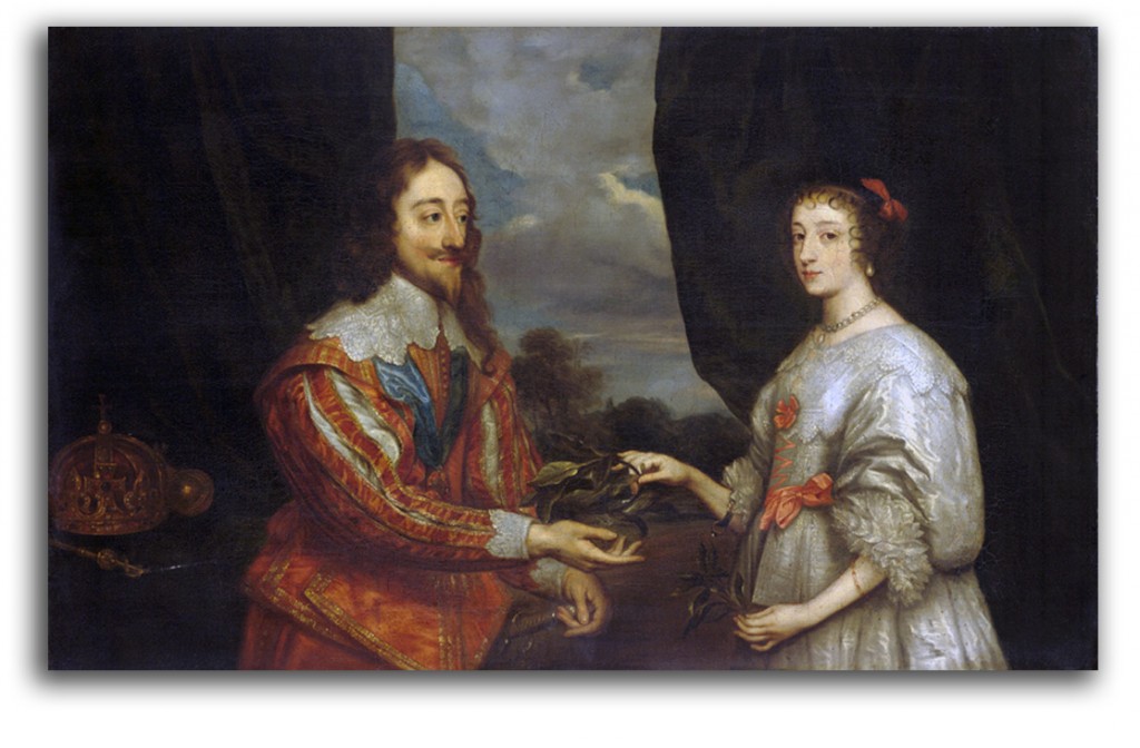 vandyck-chas-henrietta-rev Image of van Dyck portrait.