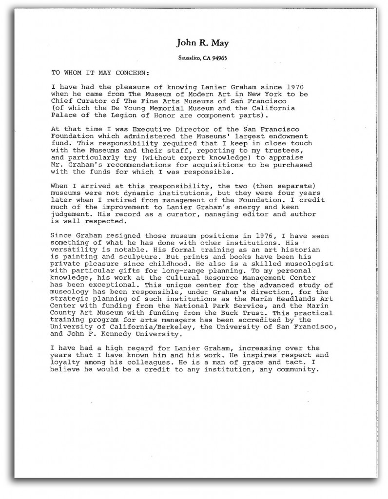 Image lof correspondence with John May.