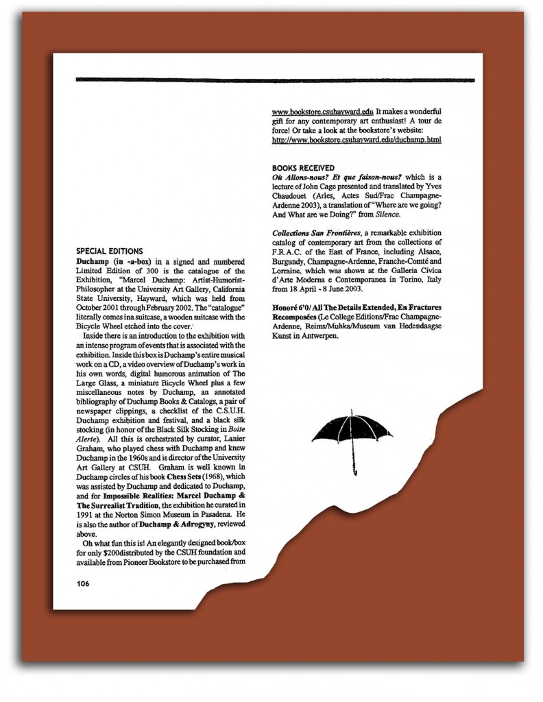 Image of printed review.