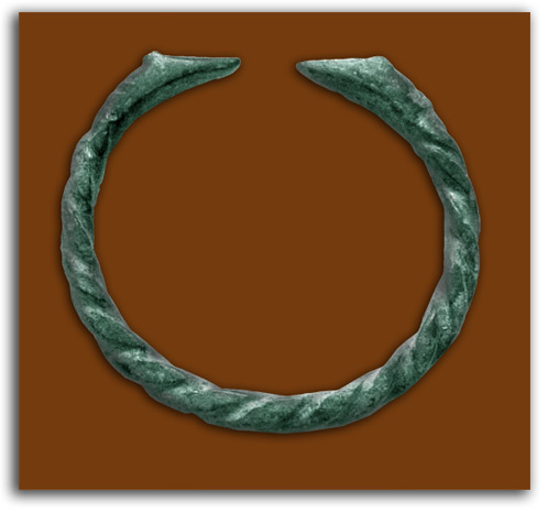 Image of bronze bracelet.